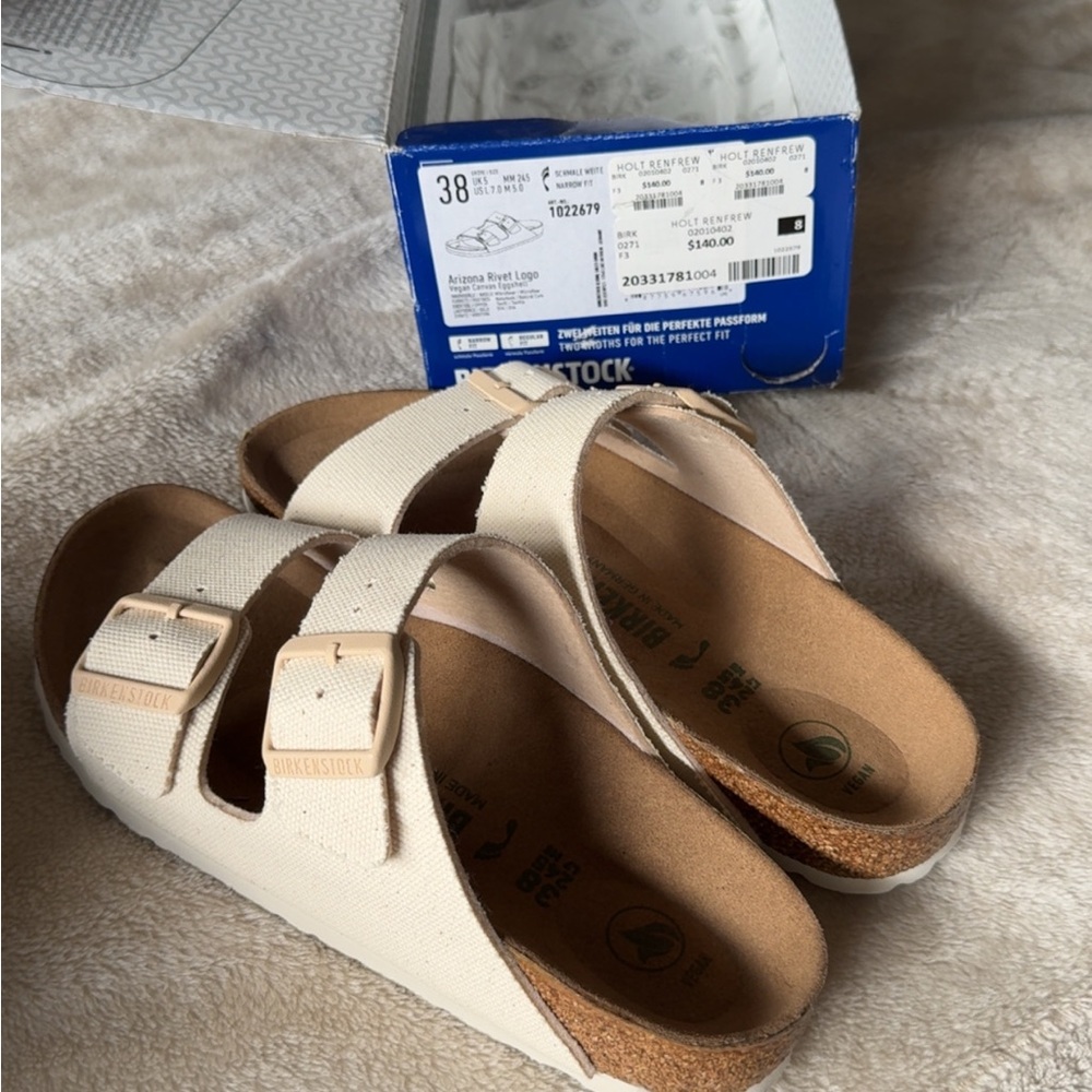 Birkenstock Cream Sandals